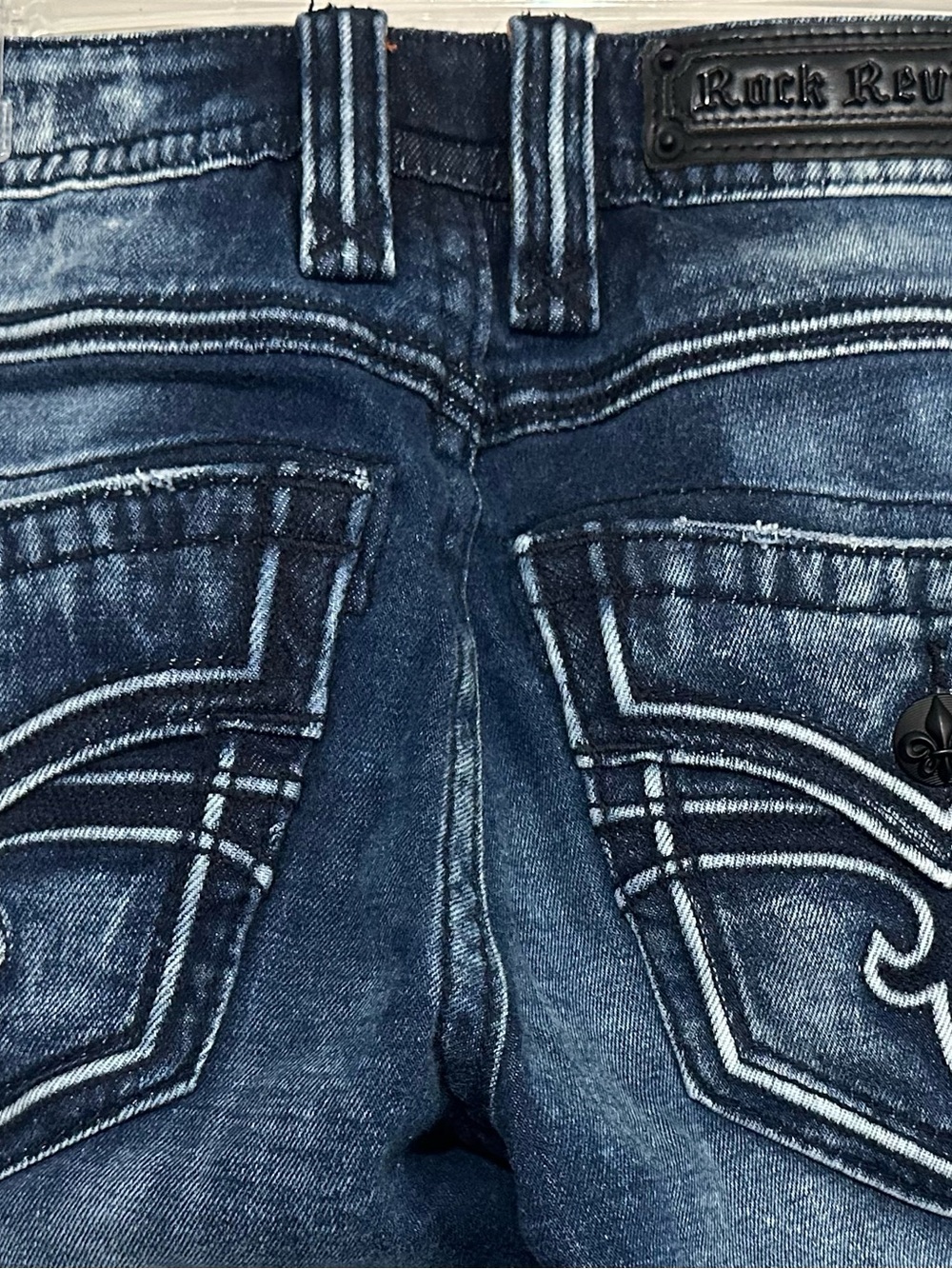 Rock Revival Luz Mid-Rise Flare Jeans Womens Size 25